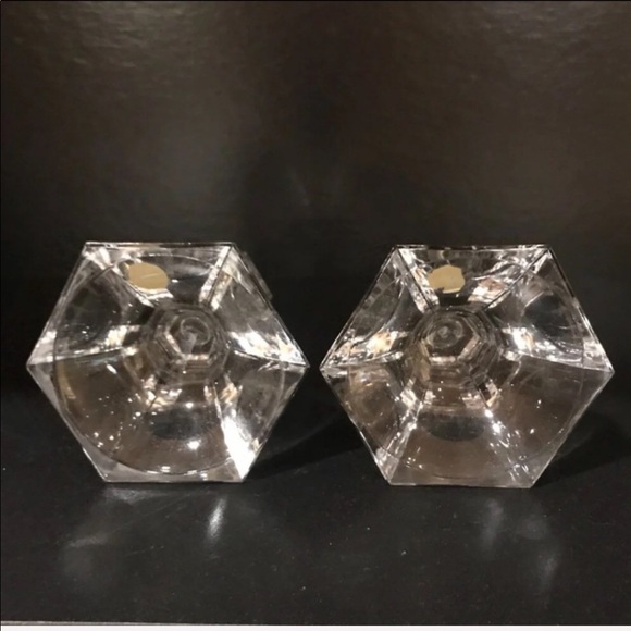 Vintage German Lead Crystal Candlestick holders Bleikristall 24% Lead Crystal - Picture 3 of 6